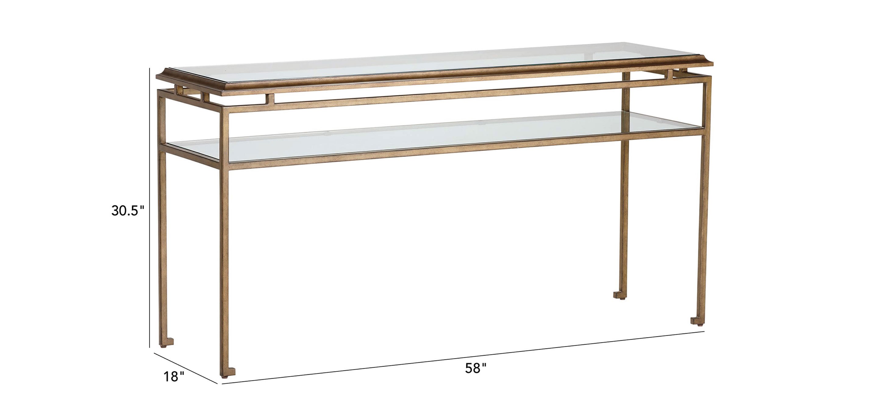 5 foot long console table