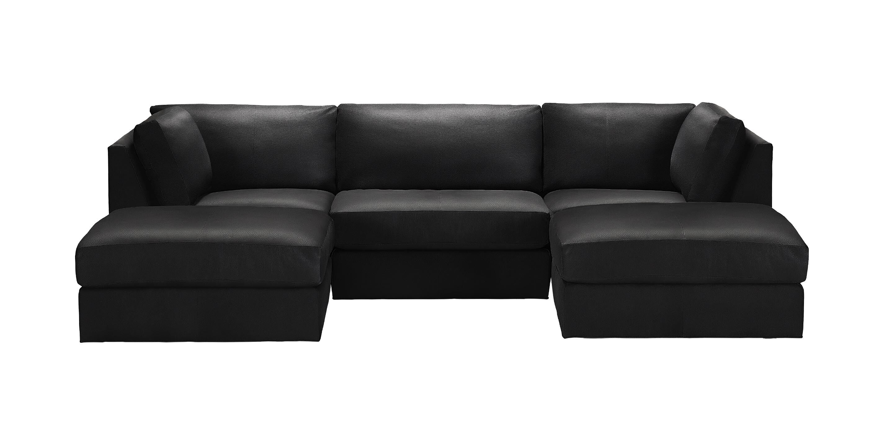 Daydreamer Leather Five-Piece Modular Sectional