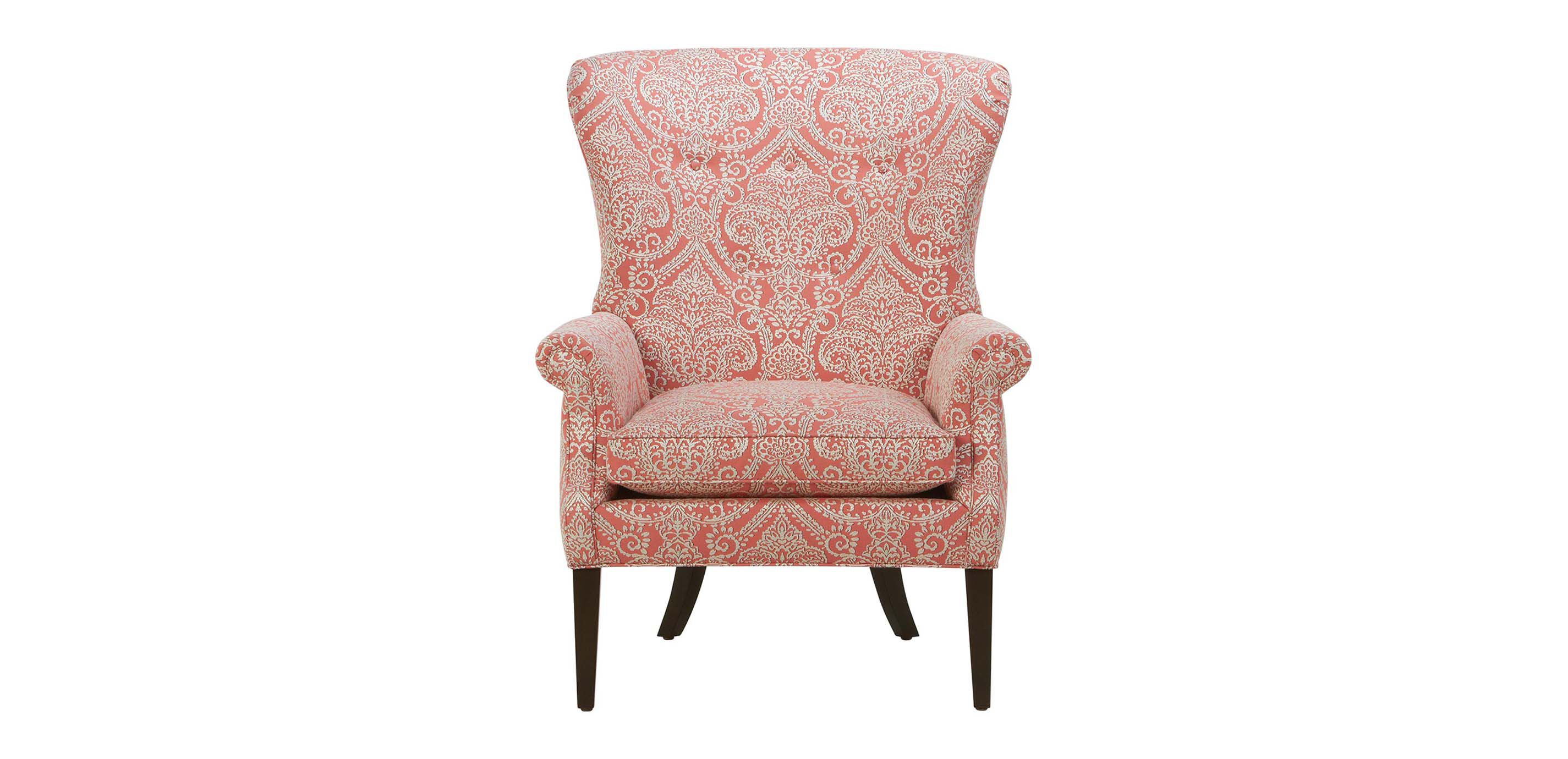 ethan allen pink chair