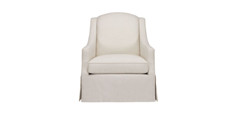 Sage Small Swivel Chair | Skirted Swivel Chair | Ethan Allen