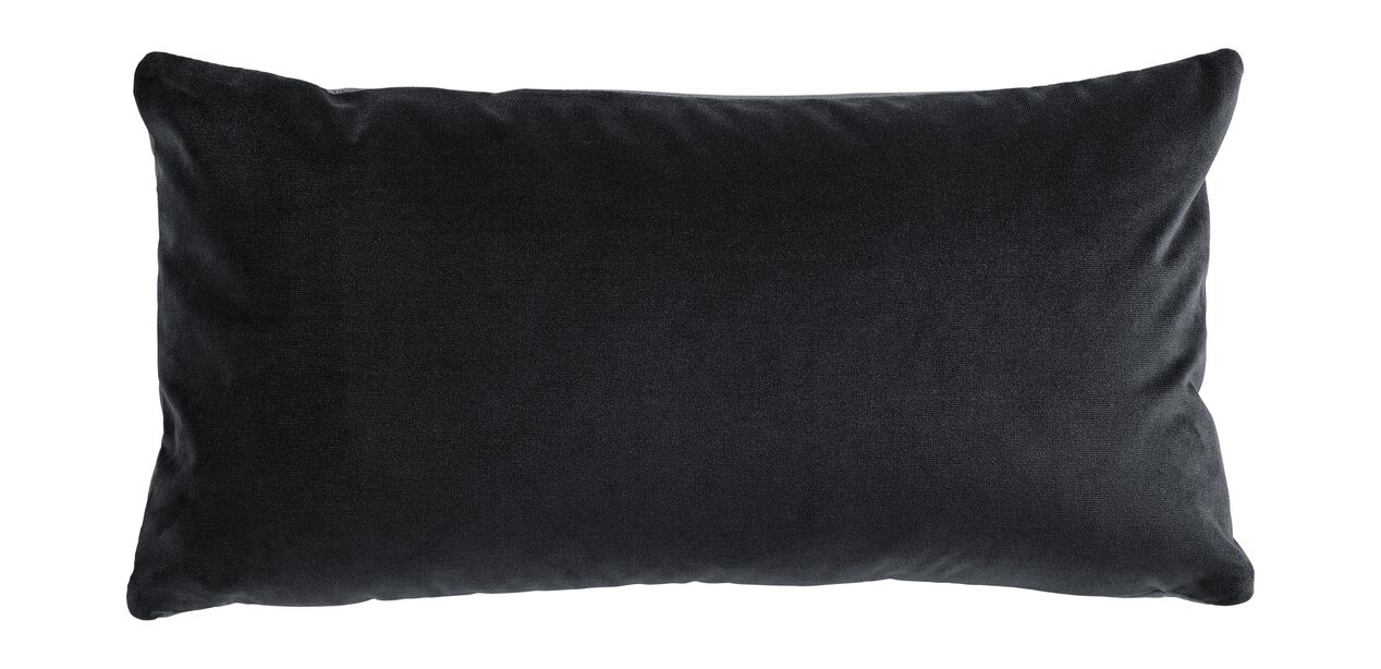 Outdoor Pillows - 25 x 12 in. Lumbar in Black