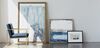 Sapphire Giclee on Canvas | Ethan Allen Framed Artwork | Ethan Allen