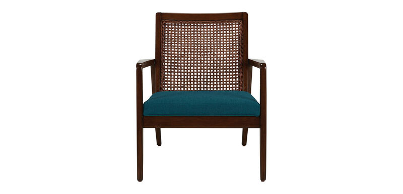 Jaymes Scandinavian-Inspired Woven Lounge Chair | Ethan Allen