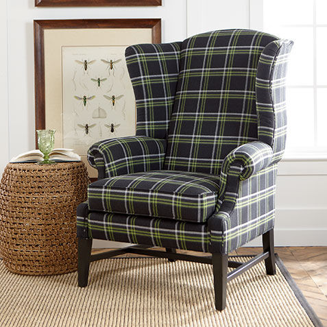 ethan allen wingback recliner