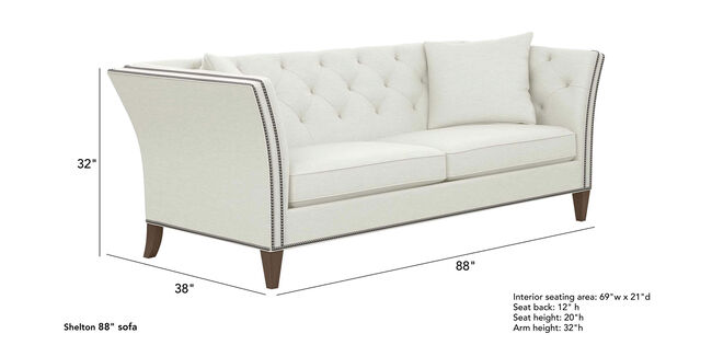 Shelton Sofa Quick Ship Sofas Loveseats Ethan Allen