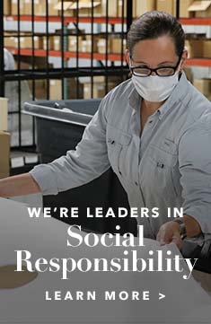 we're leaders in social responsibility