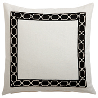 Framed Ivory Pillow