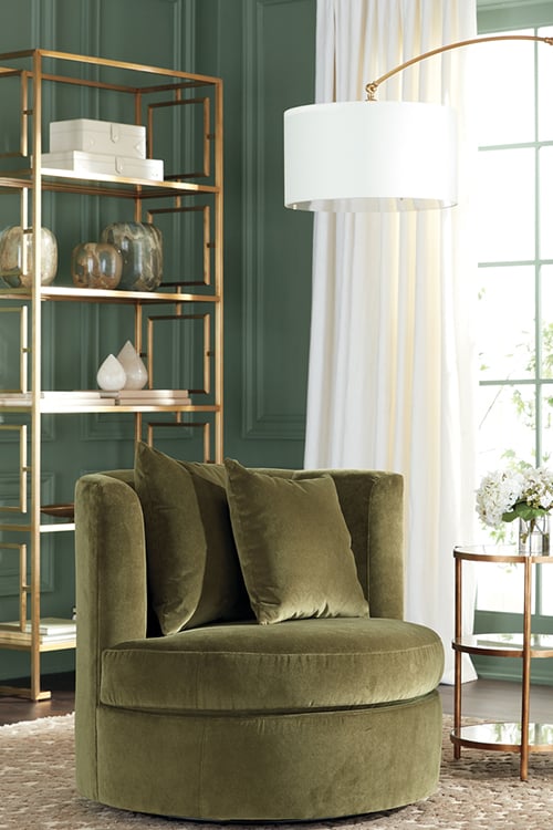 formal light blue dining room