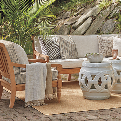 traditional teak outdoor set