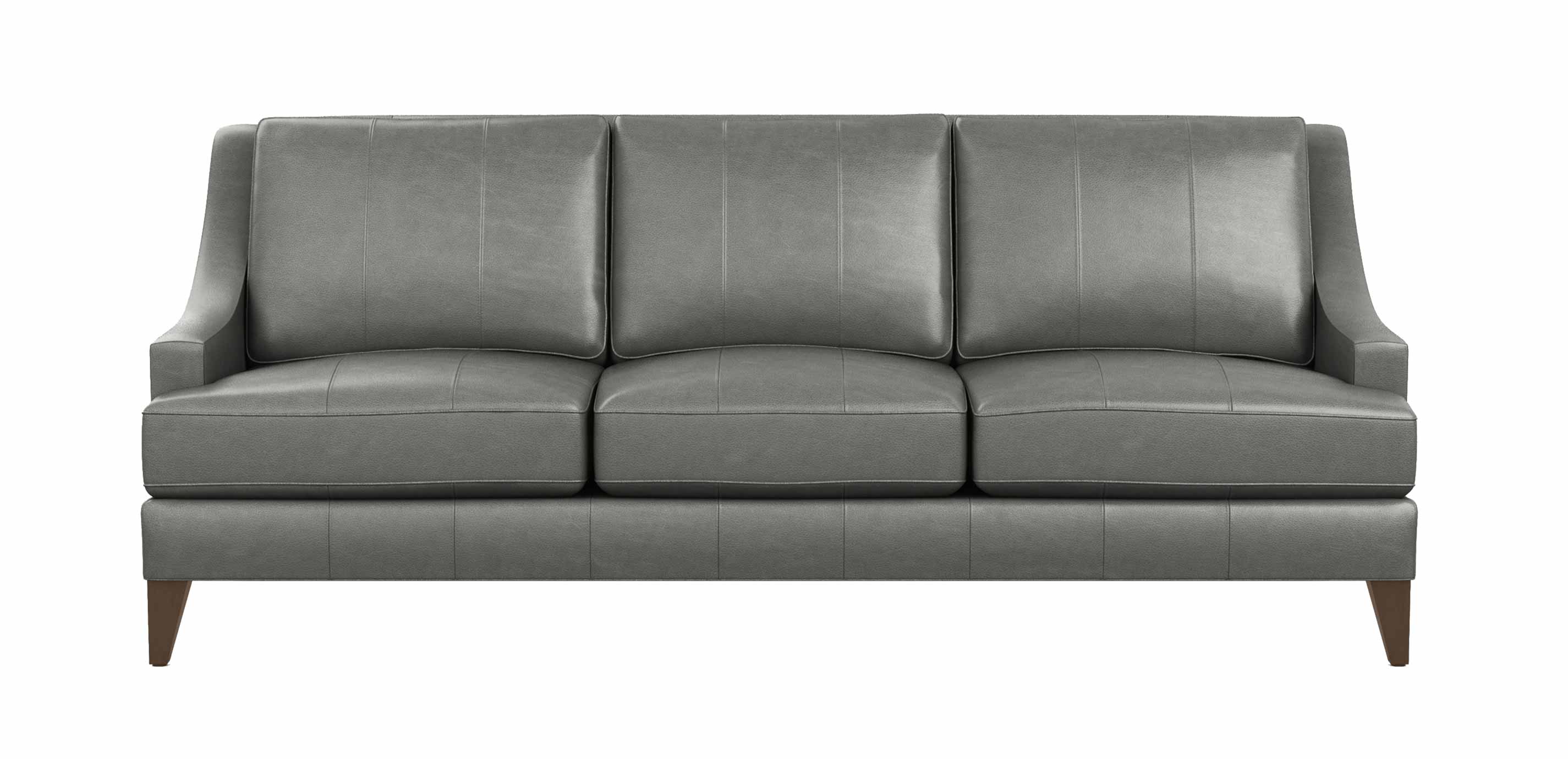 ethan allen emerson leather sofa