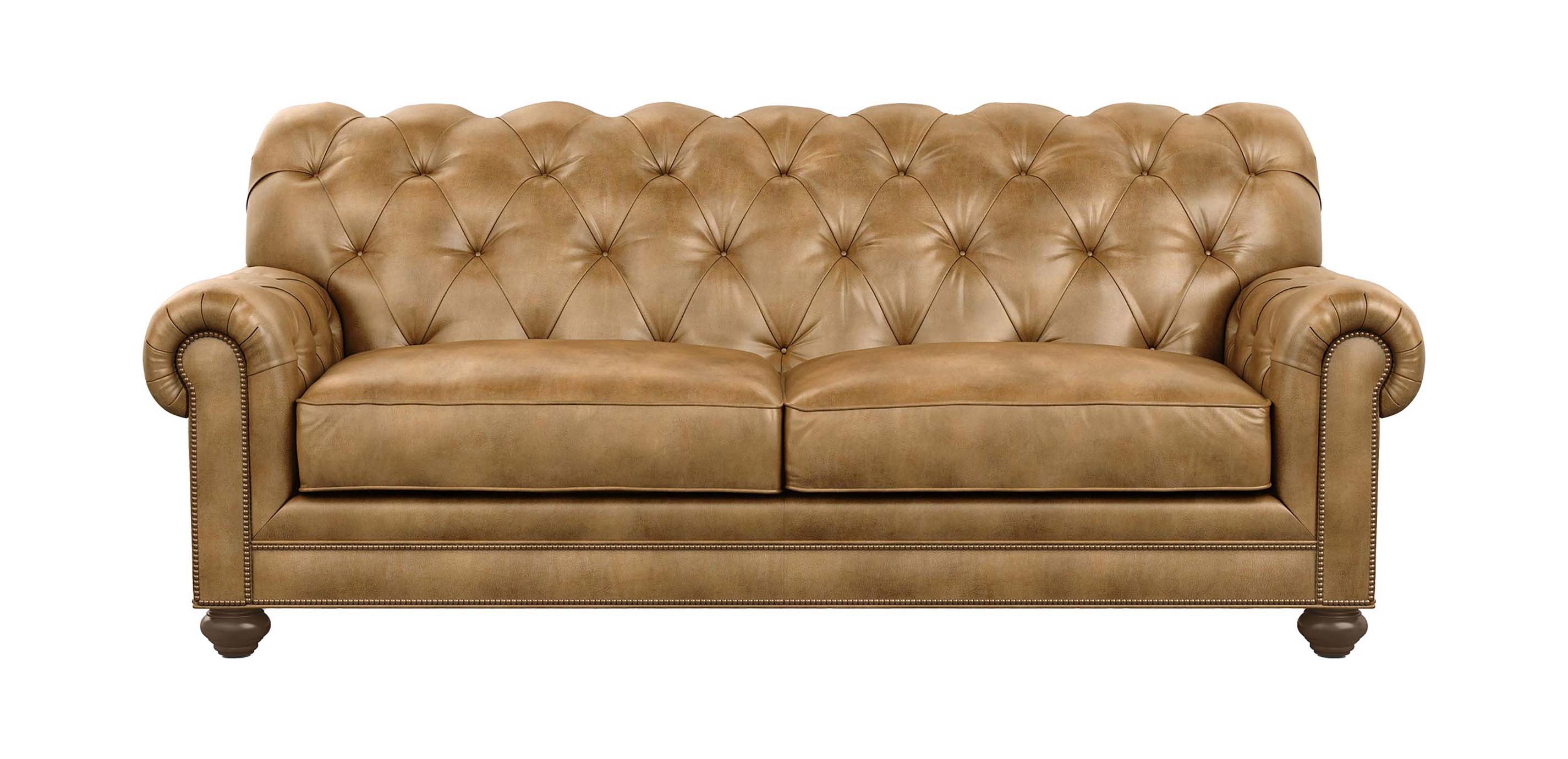 ethan allen chadwick leather sofa