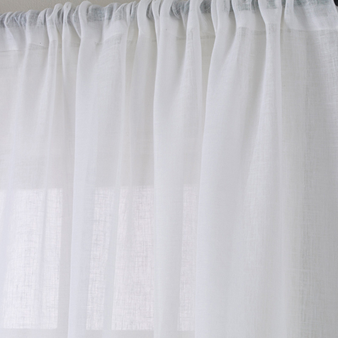 White Linen Sheer Fabric | Drapery Fabric | Ethan Allen