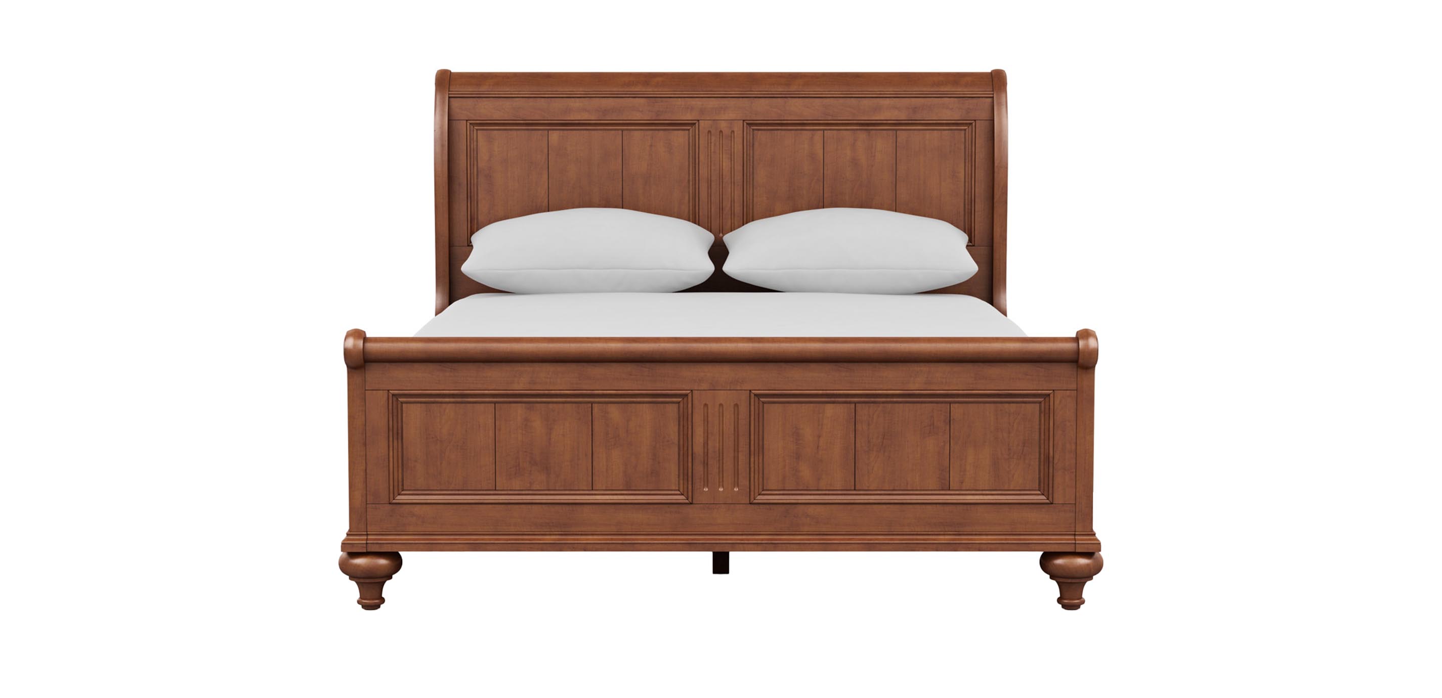 King Size Big Storage Bed In English Oak Light